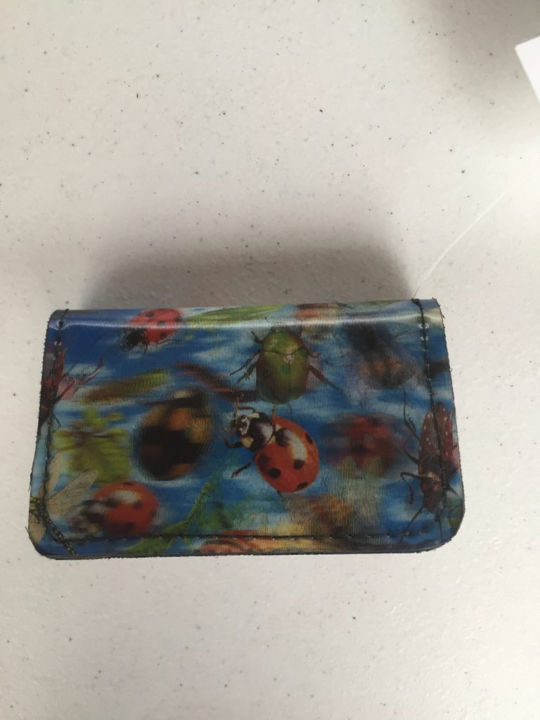 insect bug lenticular card case